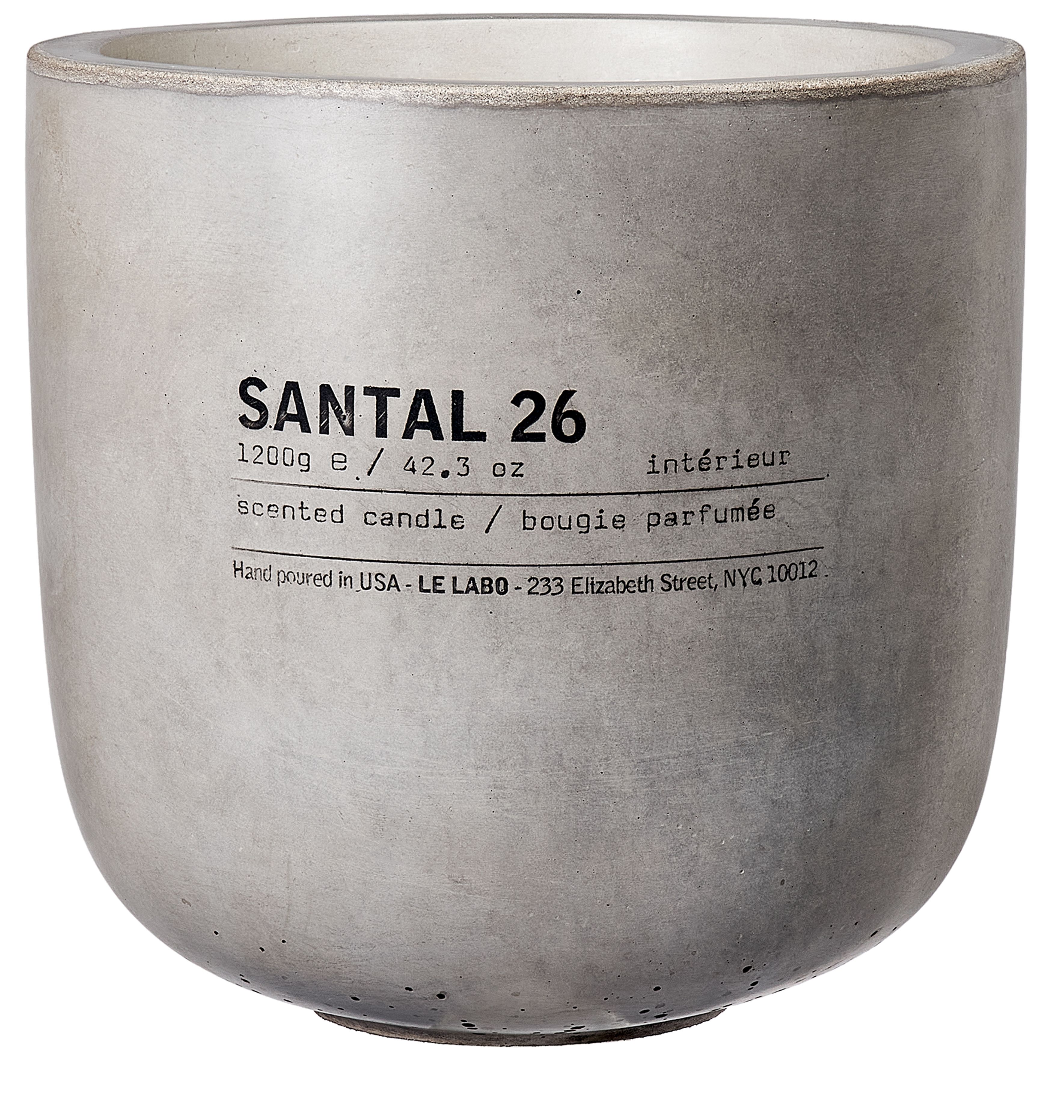Santal 26 large concrete candle 1,2 kg
