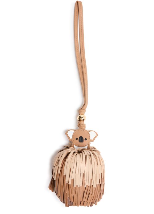 ZIMMERMANN Koala fringed bag charm
