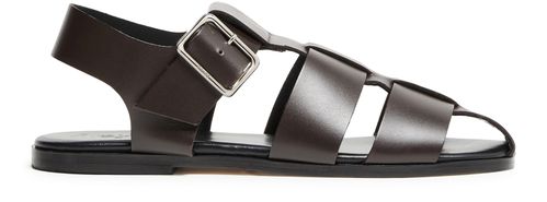 AEYDE Whit calf leather sandals