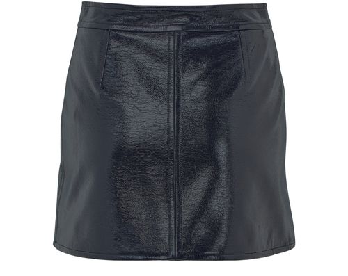 COURREGES Reedition Vinyl mini skirt