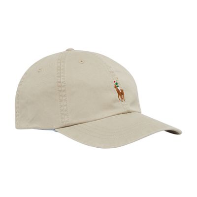 Shop Polo Ralph Lauren Cap With Logo In Khaki_tan