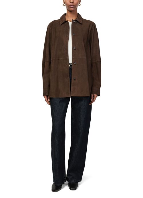 TOTEME Soft suede overshirt