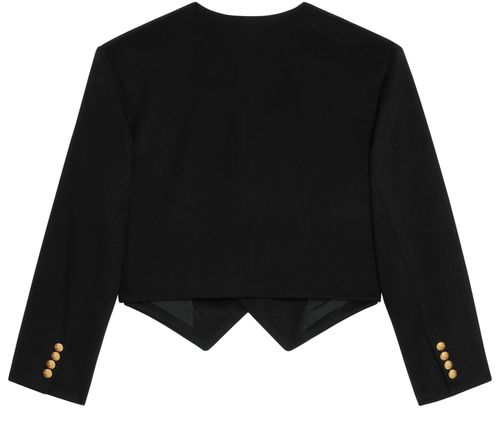 CELINE Spencer loose military jacket