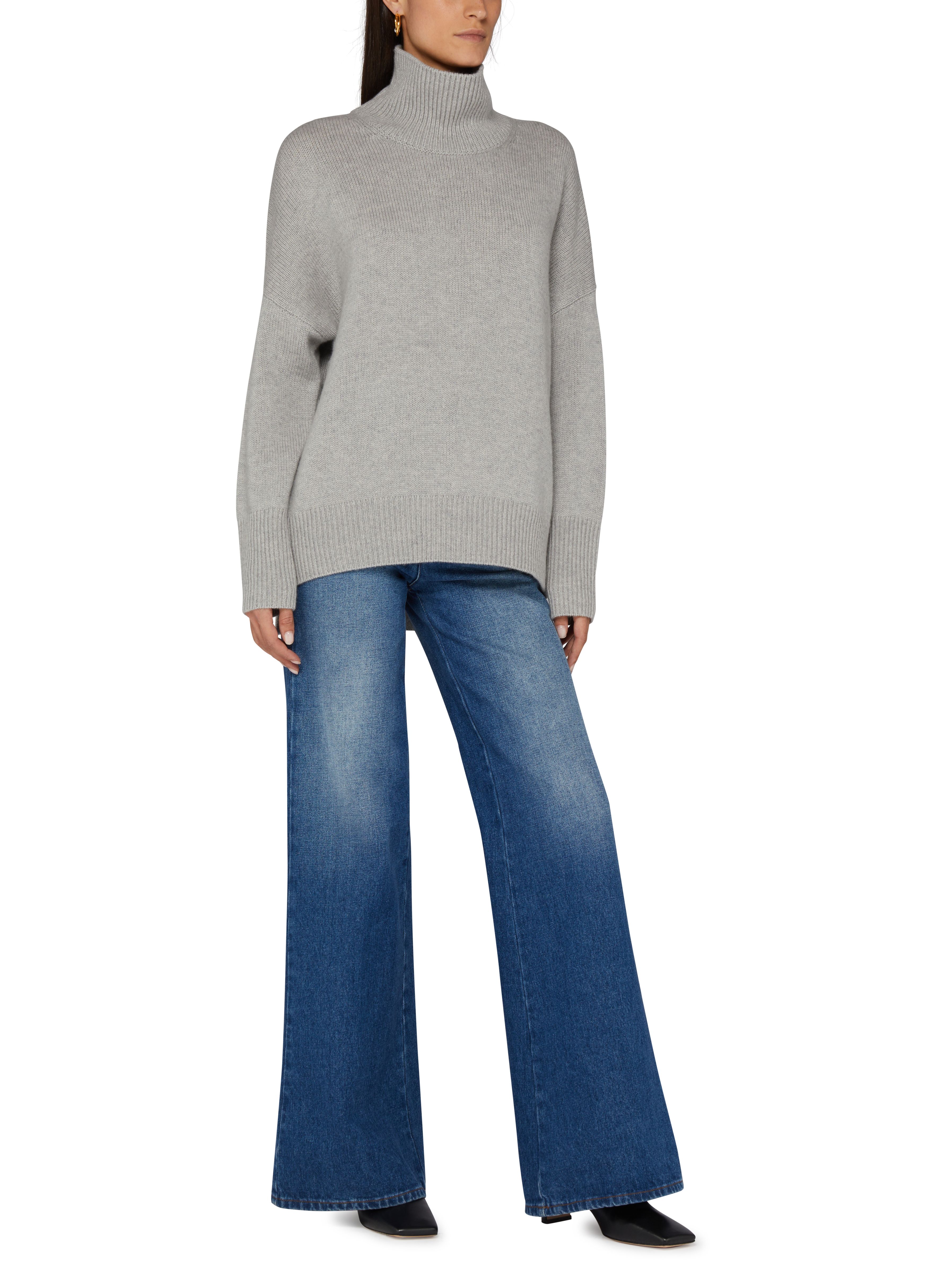 Heidi cashmere turtleneck sweater thumbnail 6