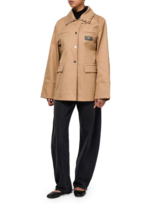 GANNI Veste en coton doublé