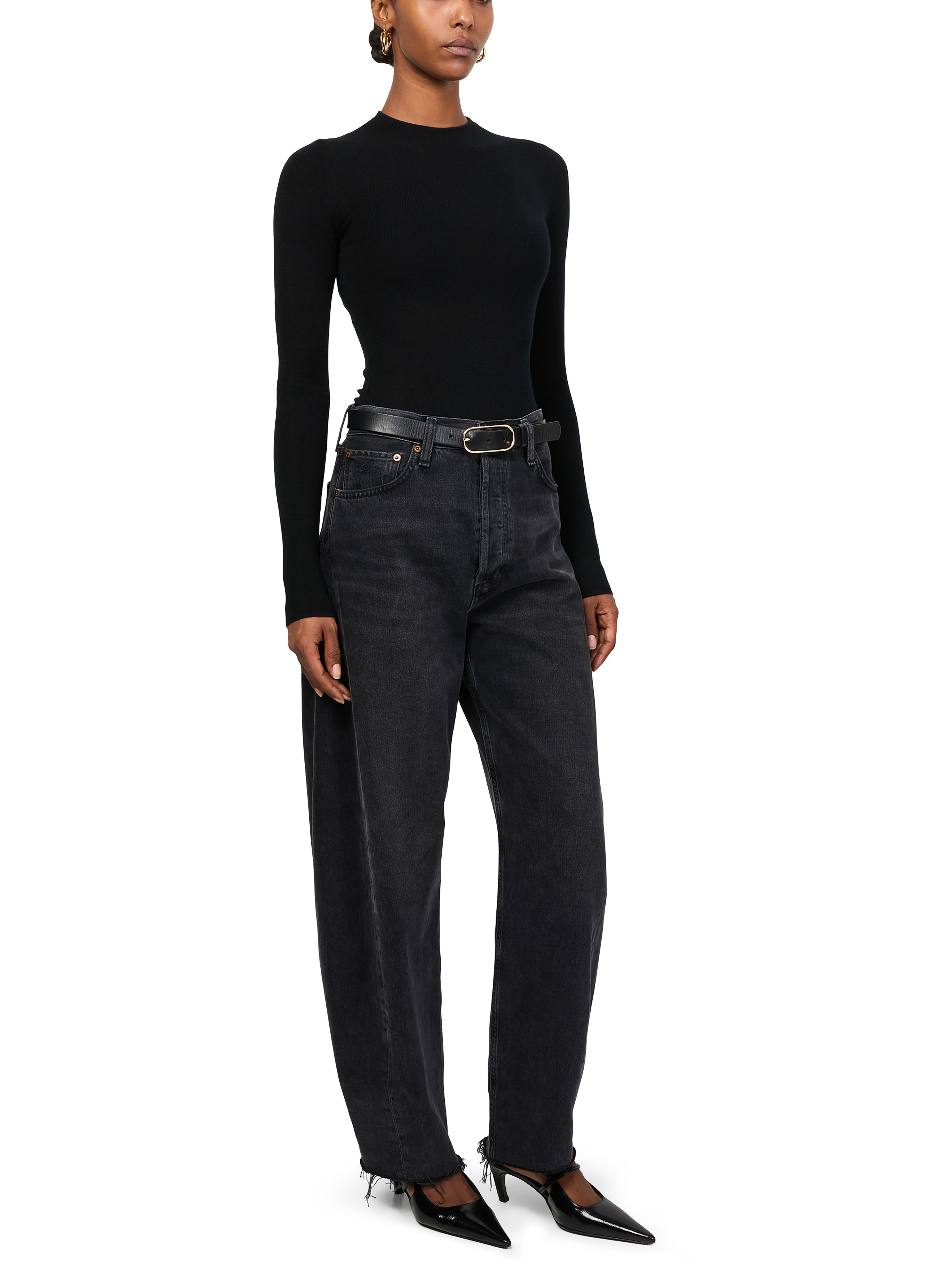 Plain knit bodysuit thumbnail 6