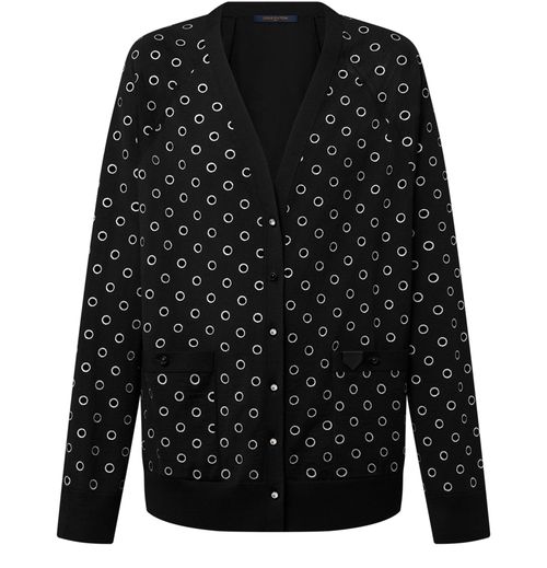 LOUIS VUITTON Jewel Dot Cardigan 