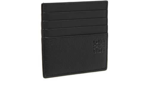 LOEWE Porte-cartes simple ouvert en cuir de veau simple grainé souple