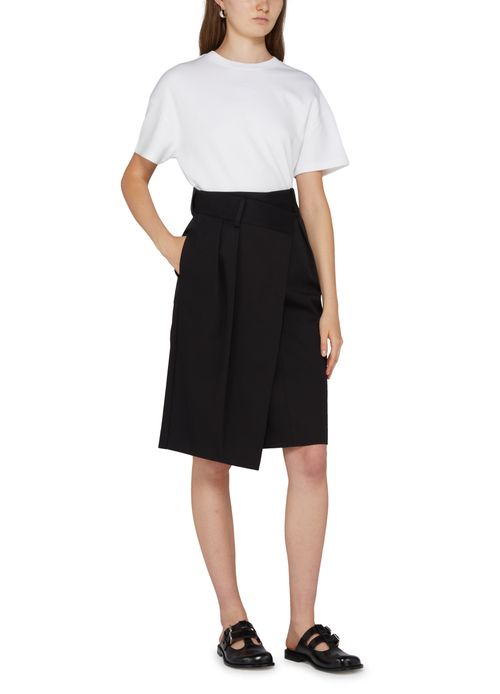 LOEWE Asymmetrical cotton and polyamide T-shirt