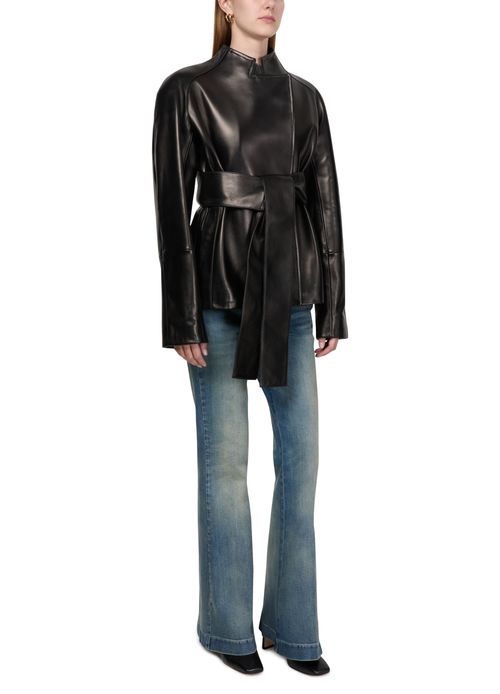 KHAITE Edith leather jacket