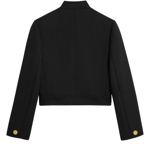 CELINE Verneuil in double faced wool tricotine jacket