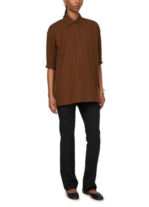 MAX MARA Teano cotton poplin blouse