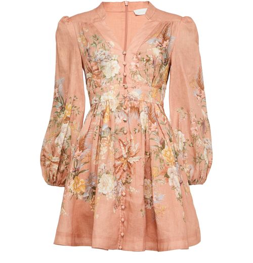 ZIMMERMANN Tallow plunge mini dress
