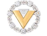 ブローチA-10095 VUITTON Vフォーストーン LOUIS