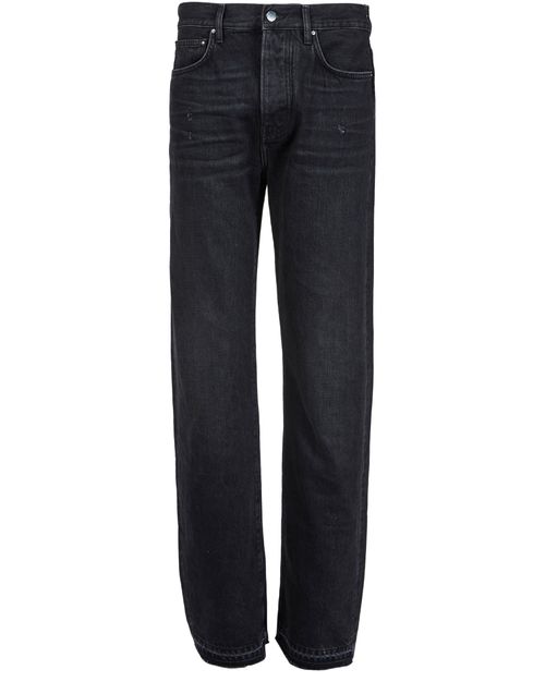 AMIRI Released Hem Straight-Leg-Jeans mit ausgefransten Kanten