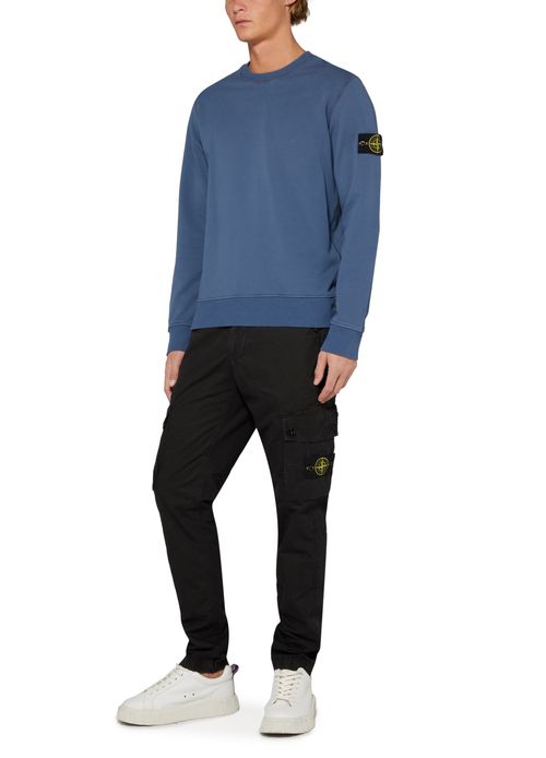 STONE ISLAND Cargo pants with logo patch