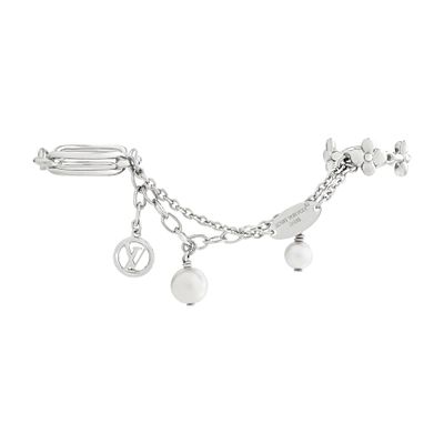 Louis Vuitton Lv Mix Chains Set Of Rings In Silver