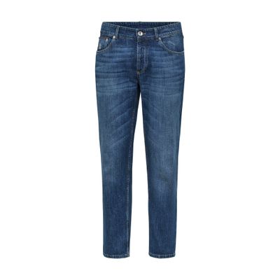 Brunello Cucinelli Lightweight Denim Trousers In Blue