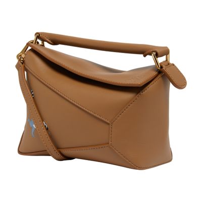 Loewe Mini Puzzle Edge Lemurs Bag In Brown