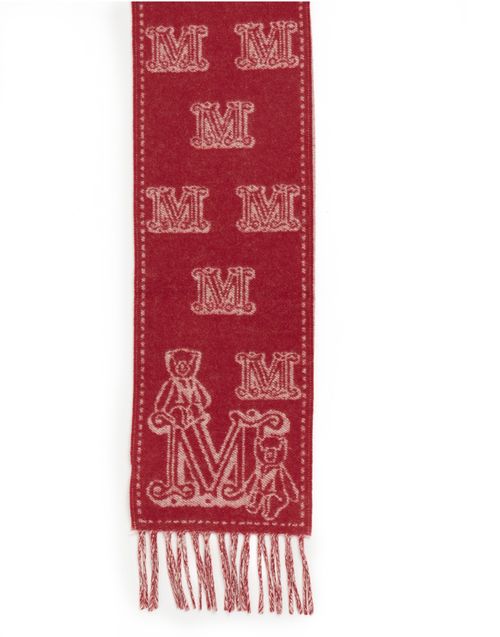 MAX MARA Wsanima logo scarf