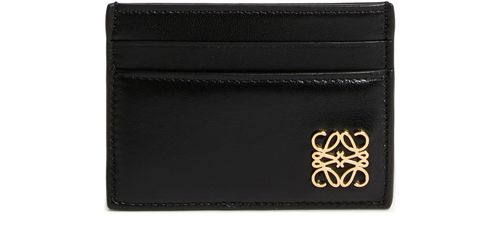 LOEWE Porte-cartes simple Anagram Puffer en cuir