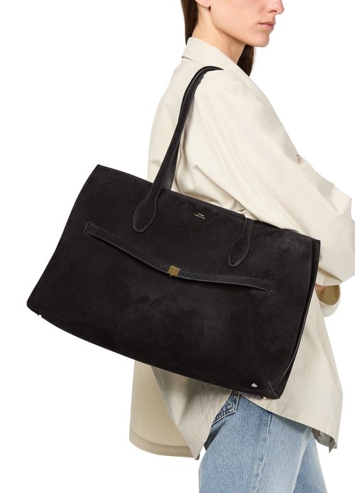 TOTEME Suede lounge tote bag