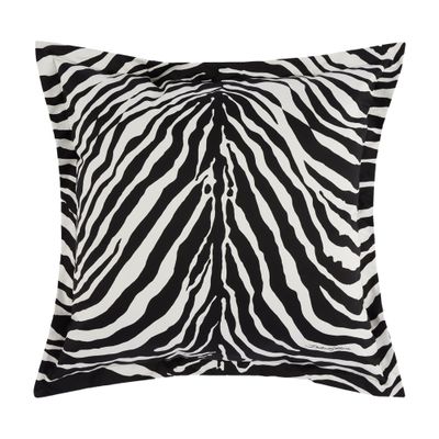 Dolce & Gabbana Grosses Duchesse Kissen Mit Zebra-print In Multicolor