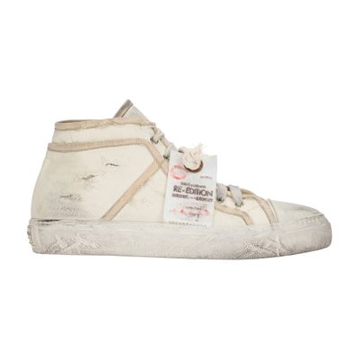 Dolce & Gabbana Vintage Mid Top Sneaker In Neutral