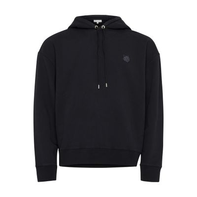 Maison Kitsuné Fox Head Patch Oversize Hoodie In Black