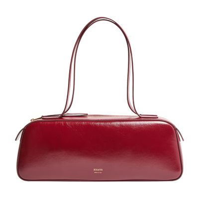 Khaite Simona Shoulder Bag In Burgundy