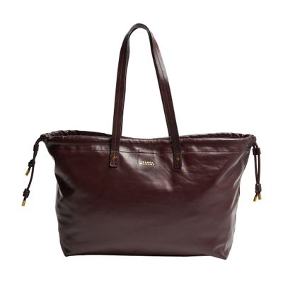 Isabel Marant Silven Tote Bag In Burgundy