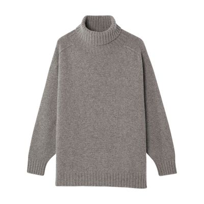 Bompard Turtleneck Sweater In Gray