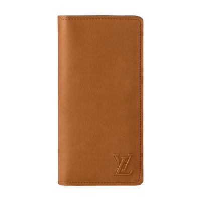 Louis Vuitton Brazza Wallet In Beige