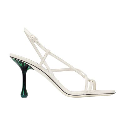 Shop Jimmy Choo Etana 80 Sandals In White