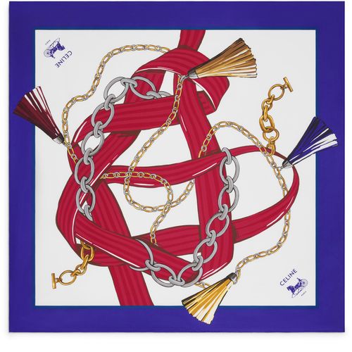 CELINE Square in silk twill