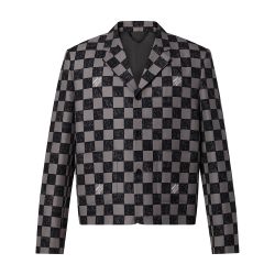 Louis vuitton deals checkered jacket