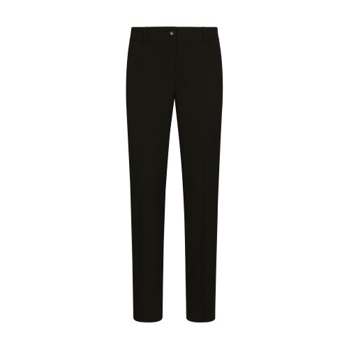 Dolce & Gabbana Wool Fabric Pants In Black