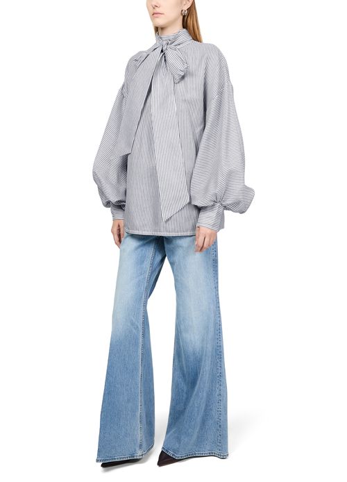 ZIMMERMANN Hypnotic striped blouse
