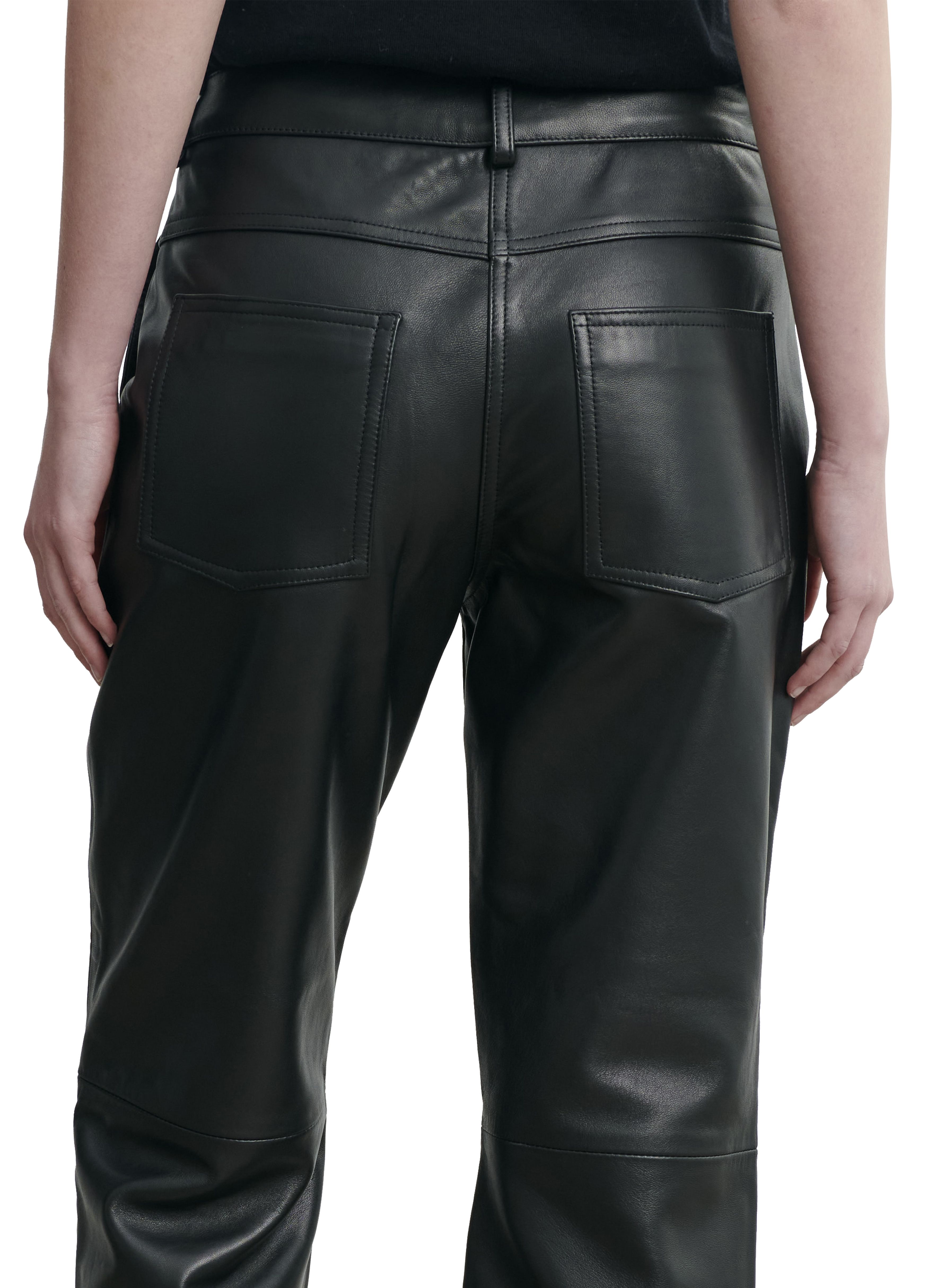 Lamb leather pants thumbnail 3