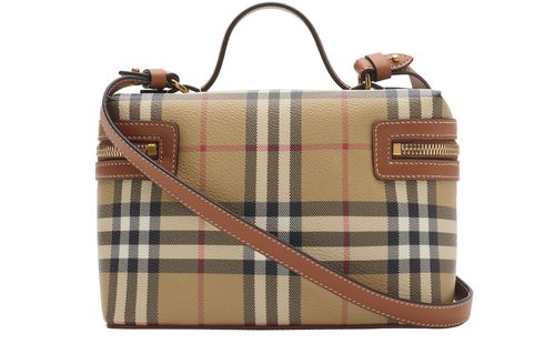 BURBERRY Check Vanity Bag​