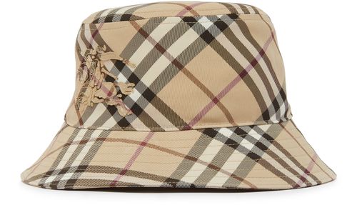 BURBERRY Check 混纺棉渔夫帽