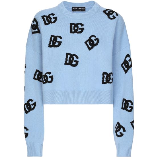Dolce and gabbana crew neck sweater sales