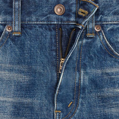 CELINE Françoise in dark union wash denim jeans