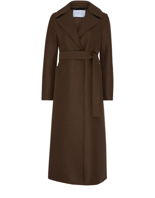 HARRIS WHARF LONDON Pressed wool long coat