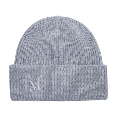 Max Mara Mm Retina Beanie In Gray