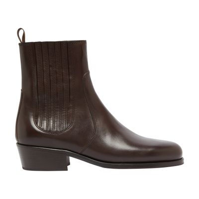 Lemaire Chelsea Boots In Brown