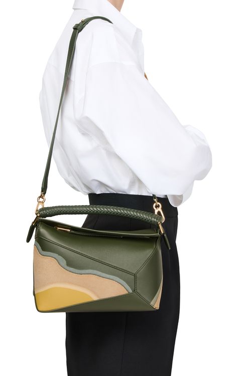 LOEWE Puzzle Edge Landscape small bag