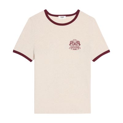 Women's 70's Triomphe in cotton jersey t-shirt | CELINE | 24S