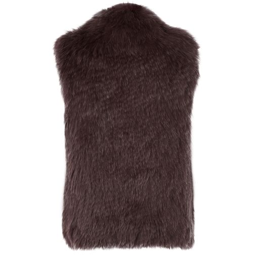 YVES SALOMON Fox fur gilet