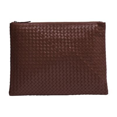Dragon Diffusion A4 Pouch In Brown